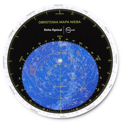 Obrotowa mapa nieba Delta Optical