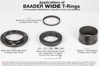 Adapter Baader Wide-T-Ring Minolta AF