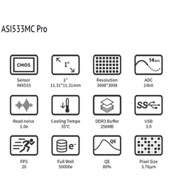 Kamera ZWO ASI 533MC-P