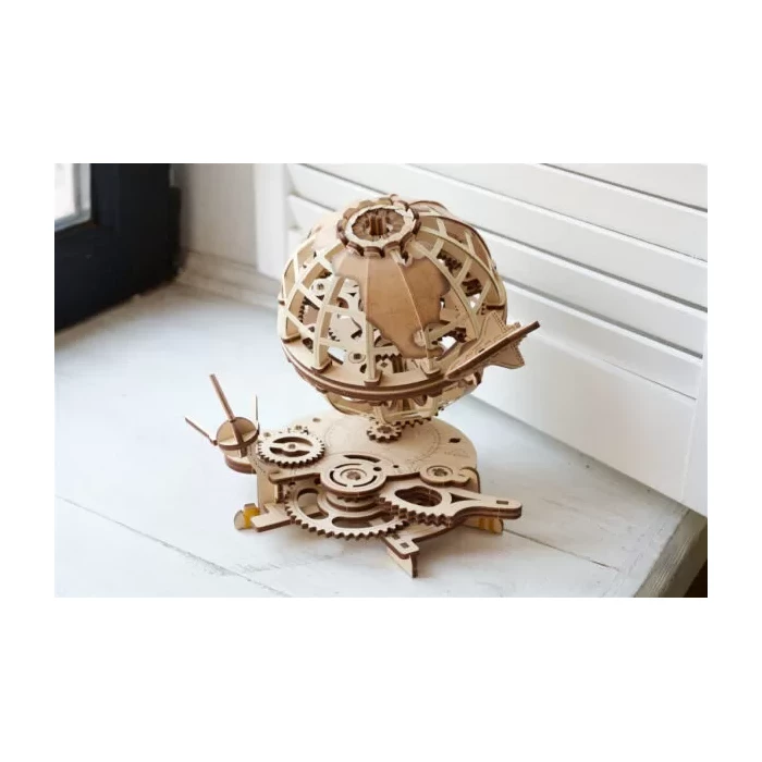 Model mechaniczny drewniany Ugears Globus - Puzzle 3D