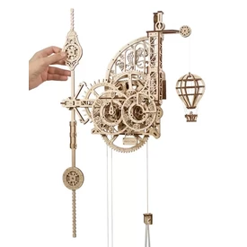 Puzzle 3D Zegar Ścienny z Wahadłem Aero Clock Ugears