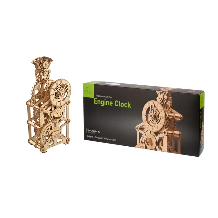 Puzzle 3D Engine Clock Mechaniczny Model Ugears