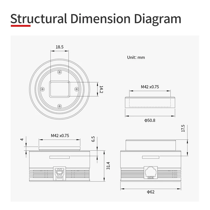 Kamera ZWO ASI432MM