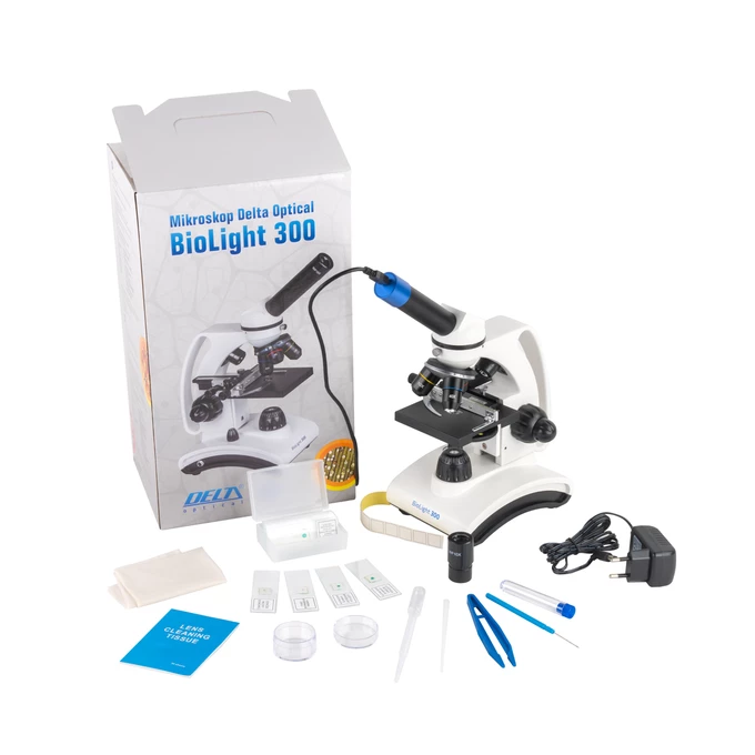 [Zestaw] Mikroskop Delta Optical BioLight 300 + zestaw preparacyjny (1)